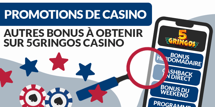 bonus pour les joueurs de 5gringos casino