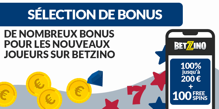 bonus pour nouveaux joueurs sur betzino