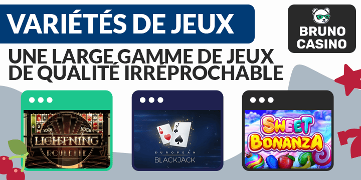 Variétés de jeux