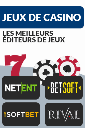 Meilleurs éditeurs de logiciels de casinos