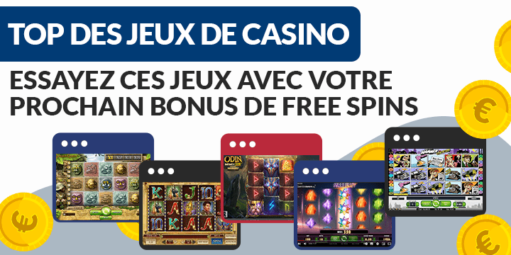 top jeux de casinos sur les casinos en ligne