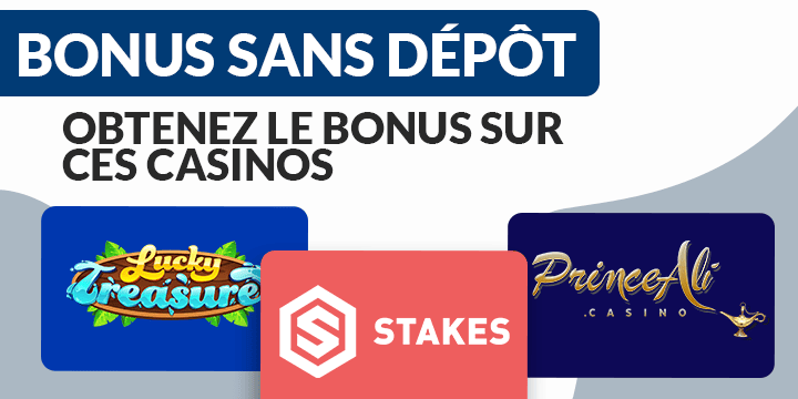 top 3 des casinos en ligne avec un bonus sans dépôt en 2023