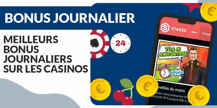 bonus journalier sur les casinos